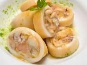 Calamares rellenos gambas rape