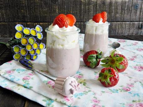 Copas de fresa y nata / Dalky´s de fresa