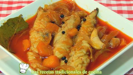 Caballa en escabeche