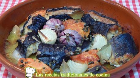 Receta de anguila al horno