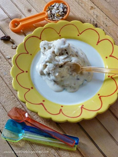 Helado de Yogurt, Muesli y Miel