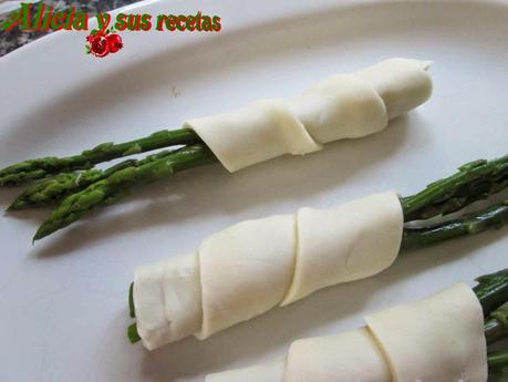 RAMILLETES DE ESPÁRRAGOS VERDES