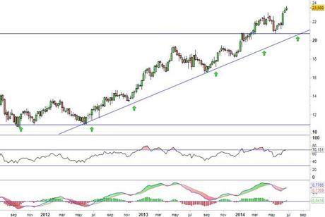 Análisis gráfico del valor analizado