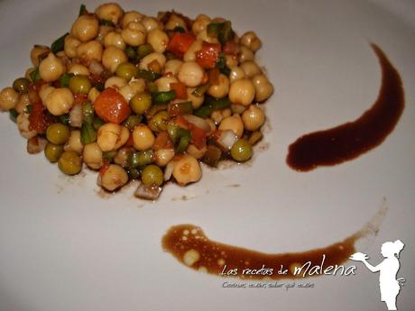 ensalada de garbanzos