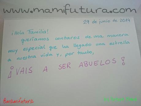 Anuncio a Futuros Abuelos Anuncio oficial para Futuros Abuelos de FP