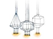 nace clásico contemporáneo: lámpara colgante Wireflow, entre bambalinas