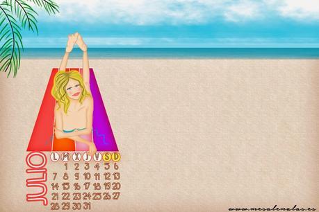 Calendario de julio ¡¡lo traemos calentito señores!!