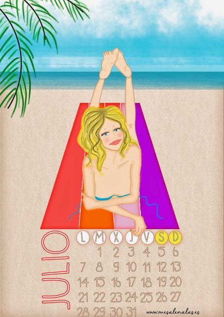 Calendario de julio ¡¡lo traemos calentito señores!!