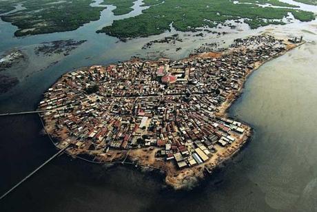 Fadiouth, vista aérea