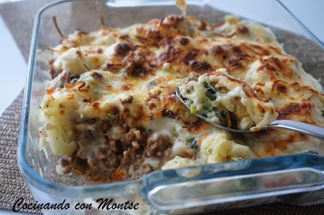 Gratinado de carne y verduras