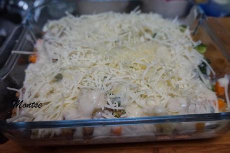 Gratinado de carne y verduras