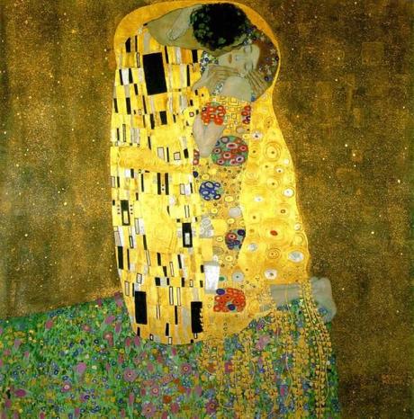 EL BESO,GUSTAV KLIMT, EN ,PASEO DE GRACIA, BARCELONA...1-07-2014...!!!