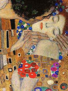 EL BESO,GUSTAV KLIMT, EN ,PASEO DE GRACIA, BARCELONA...1-07-2014...!!!