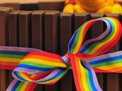 Tarta chocolate para orgullo lgbt