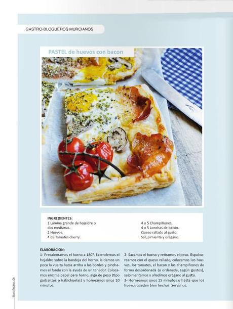 4 PASTELES SALADOS. REVISTA GASTRONOMO Nº 18