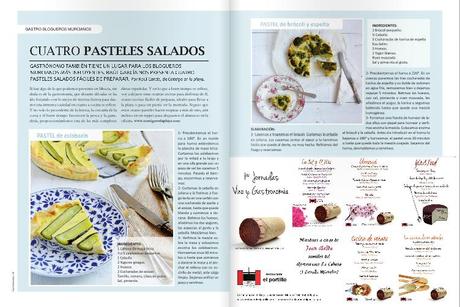 4 PASTELES SALADOS. REVISTA GASTRONOMO Nº 18