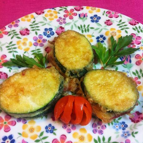 Emparedados De Calabacín Con Jamón Y Queso