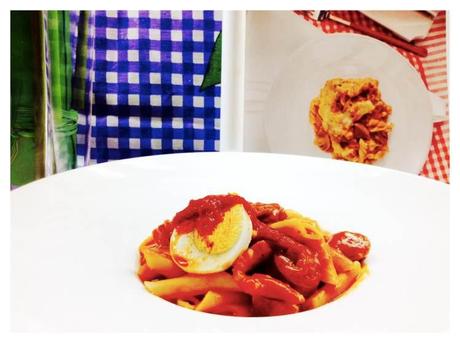 Macarrones con chorizo y panceta 3