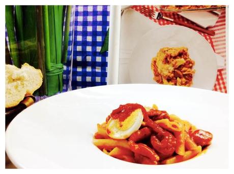 Macarrones con chorizo y panceta 4