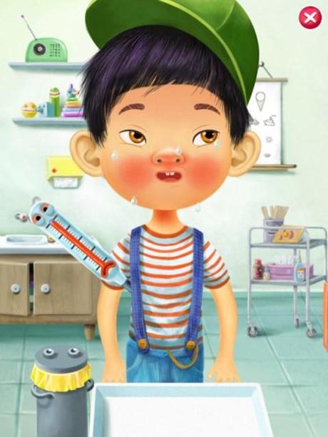 Milo tiene mucha fiebre, ayúdale a bajarla.