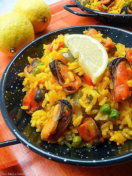 Arroz con mejillones