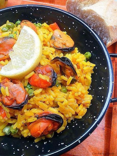 Arroz con mejillones
