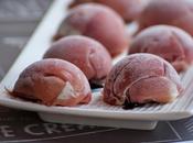 Bombones jamón, rellenos gorgonzola, nueces pasas