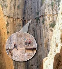 senderismo extremo en el caminito del rey