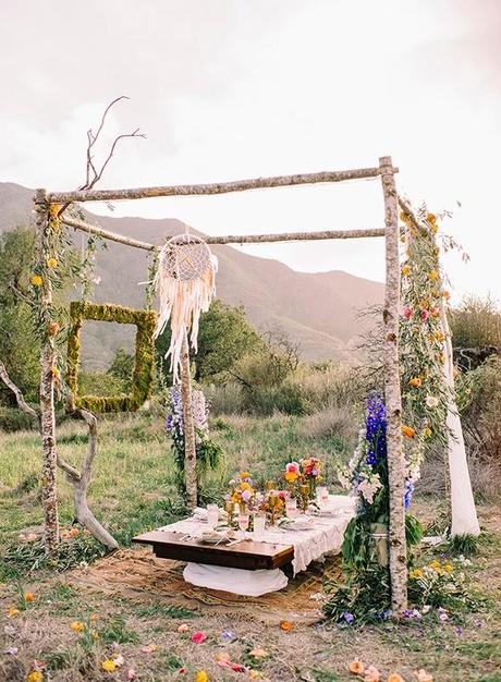 Celebra tu boda con estilo boho-chic