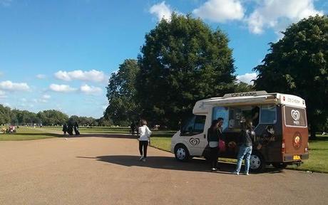 Furgoneta de helados en Hyde Park