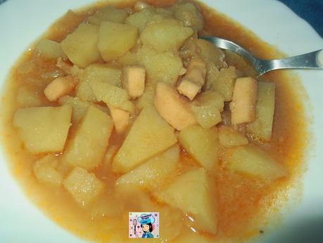 PATATAS CON CHOCO/SEPIA EN MI OLLA ERIKA