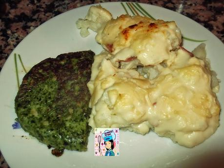 COLIFLOR GRATINADA CON JAMÓN