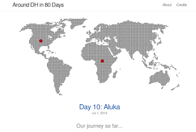 80 días alrededor de las Humanidades Digitales #arounddh