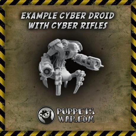 Blaster Arms para los Cyber Invaders de Puppets War