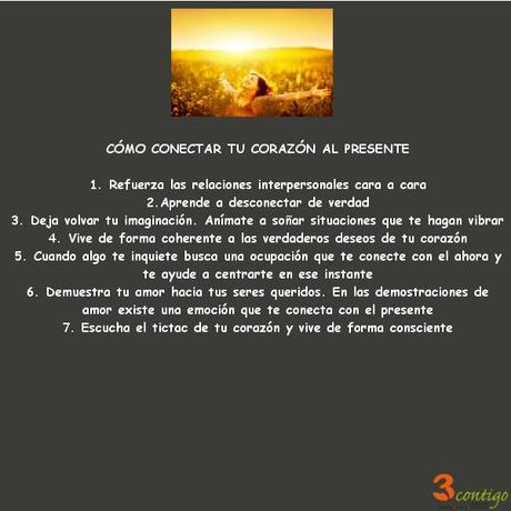 cómo conectar tu corazón al presente