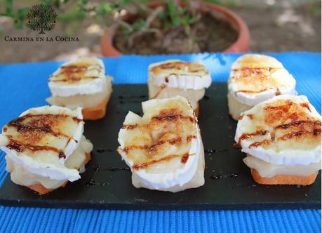 MONTADITO DE CHIRIMOYA Y RULO DE CABRA CARAMELIZADO y #GASTROALMUÑÉCAR2014