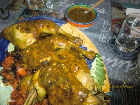 Pollo a la cazuela al estragón de Julia Child