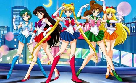 sailor moon, crystal, luna, guerreros, zorro con gafas