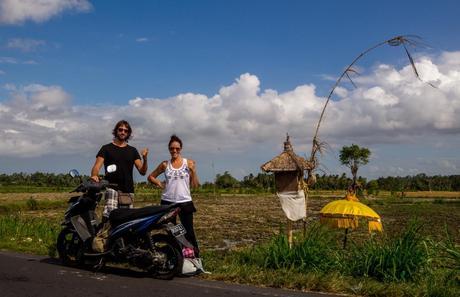 Con nuestra amoto por Bali! Con nuestra amoto por Bali!
