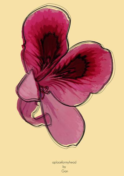 Diseño gráfico: Lámina floral y tienda en society6