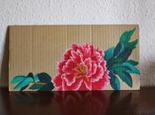 Pintando sobre cartón