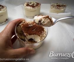 Tiramisú de chocolate blanco Como hacer tiramisú de chocolate blanco de Burruezo congelados.