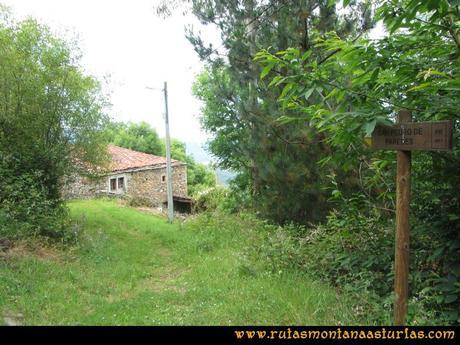 Ruta Hoces del Esva: Adrao, desvío hacia San Pedro de Paredes