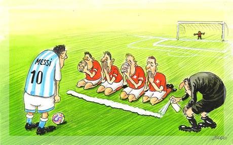 Mundial 2014. La derrota ante Argentina según la prensa suiza