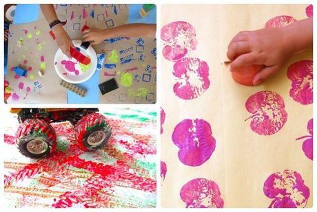 Pintando, con cualquier cosa