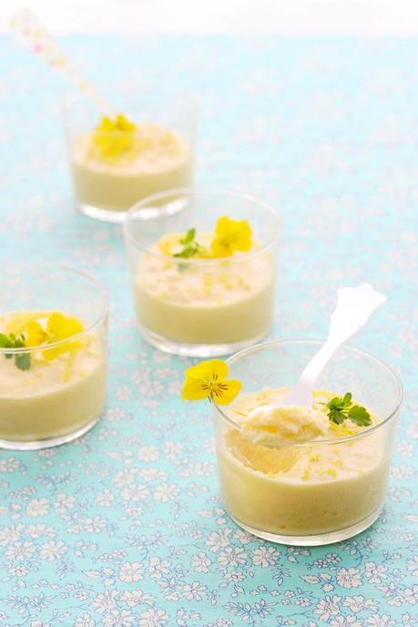 Mousse de cava y limón