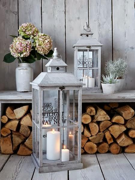 Velas y Faroles en Estilo Rustico