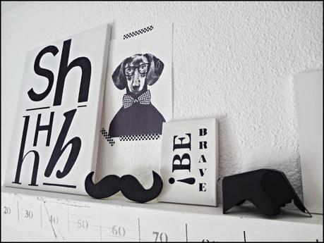 Láminas en blanco y negro