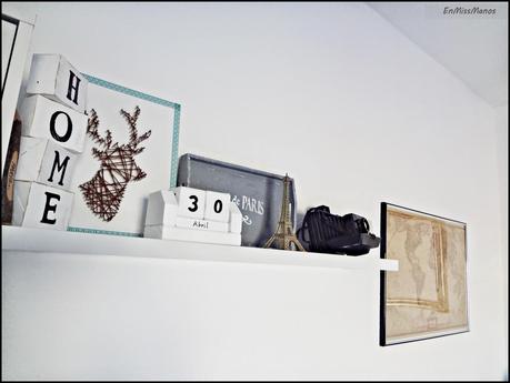 Cabeza de vidrio y 1 pared del salón