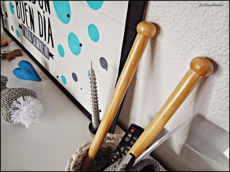 Cabeza de vidrio y 1 pared del salón